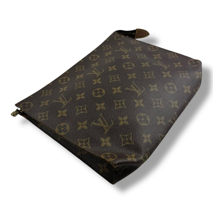 Louis Vuitton Vintage Brown Monogram Toiletry Pouch 26 Bag - Lux Central