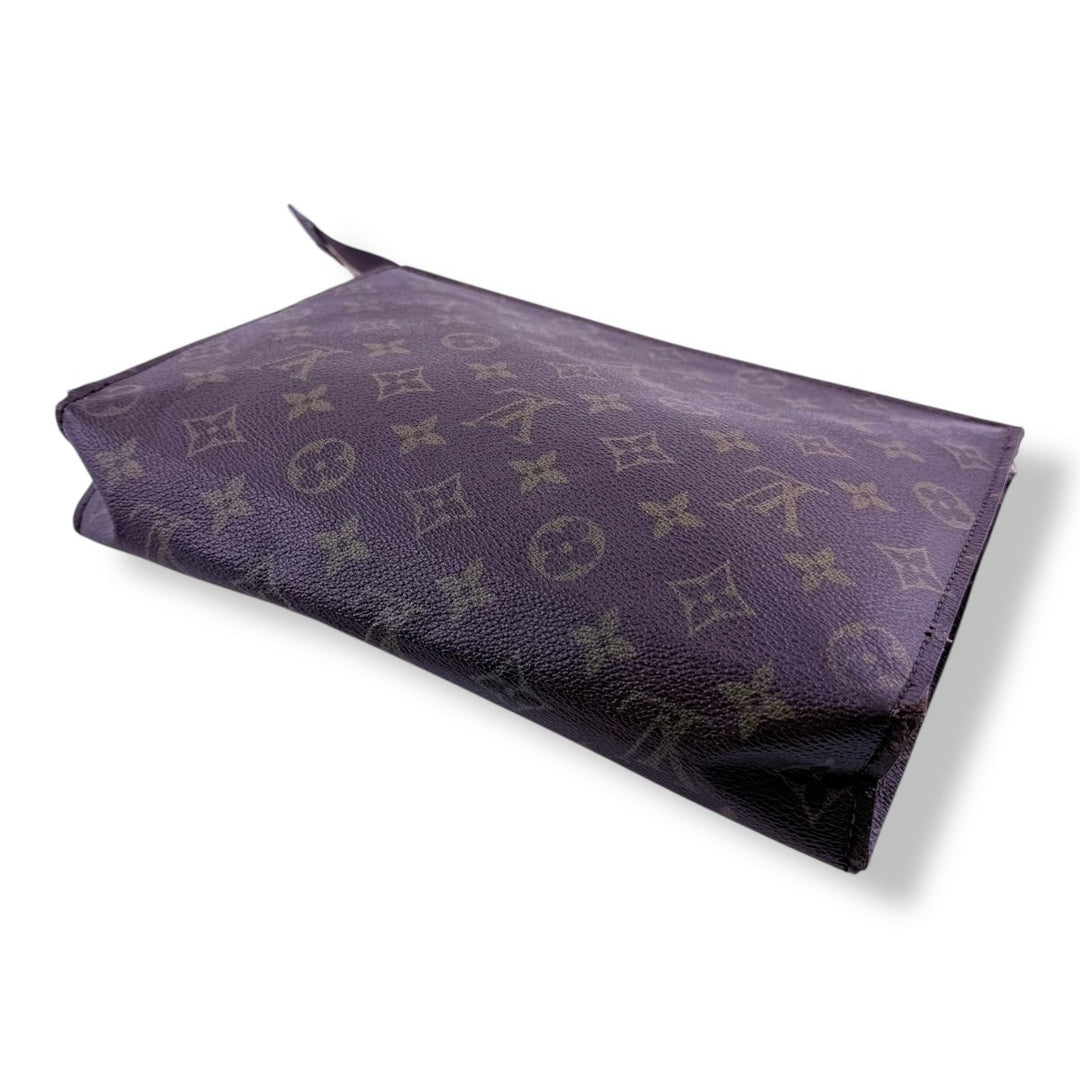 Louis Vuitton Vintage Brown Monogram Toiletry Pouch 26 Bag - Lux Central