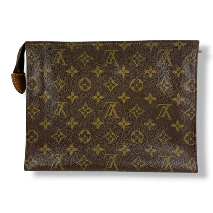 Louis Vuitton Vintage Brown Monogram Toiletry Pouch 26 Bag - Lux Central