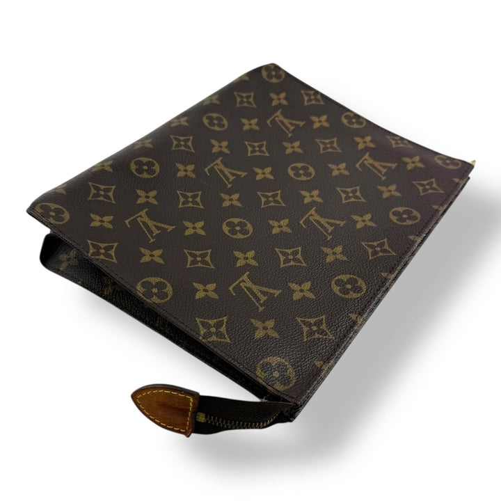 Louis Vuitton Vintage Brown Monogram Toiletry Pouch 26 Bag - Lux Central