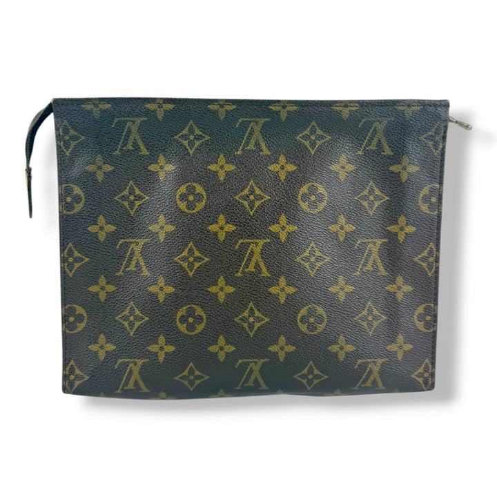 Louis Vuitton Vintage Brown Monogram Toiletry Pouch 26 Bag - Lux Central