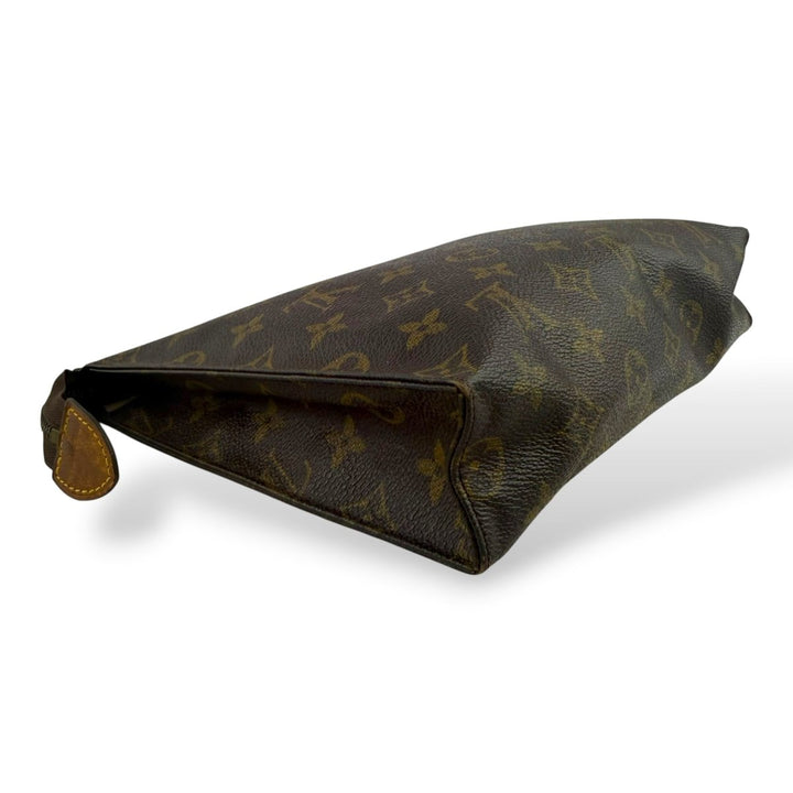 Louis Vuitton Vintage Brown Monogram Toiletry Pouch 26 Bag - Lux Central