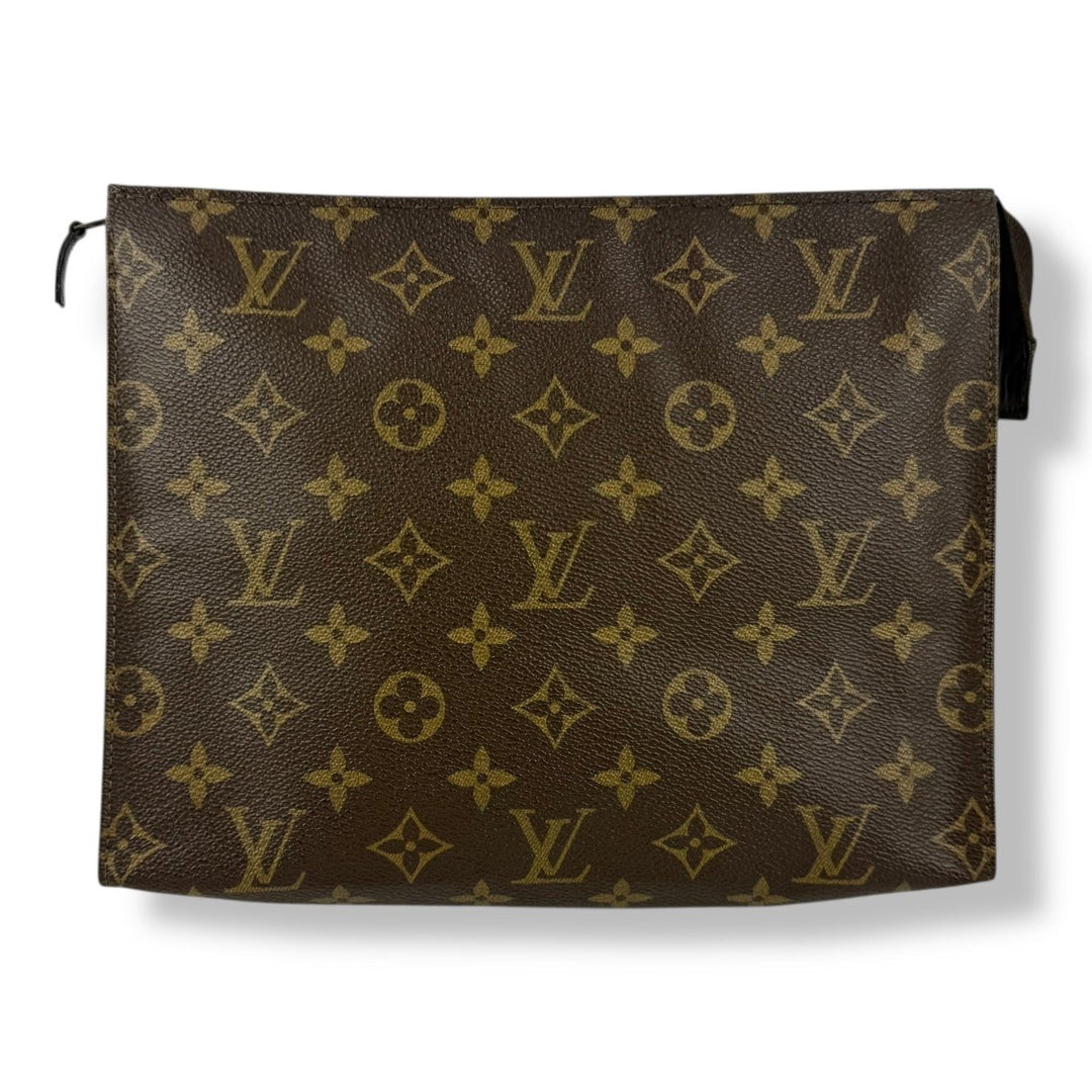 Louis Vuitton Vintage Brown Monogram Toiletry Pouch 26 Bag - Lux Central