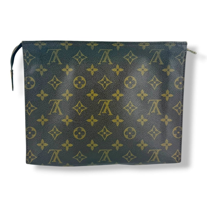 Louis Vuitton Vintage Brown Monogram Toiletry Pouch 26 Bag - Lux Central