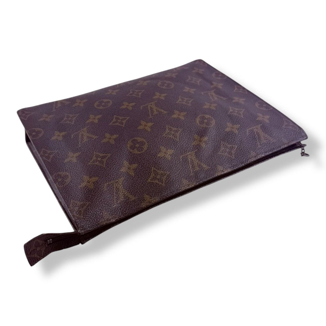 Louis Vuitton Vintage Brown Monogram Toiletry Pouch 26 Bag - Lux Central