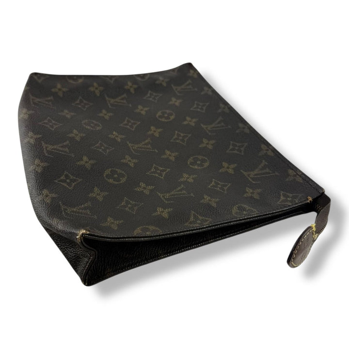 Louis Vuitton Vintage Brown Monogram Toiletry Pouch 26 Bag - Lux Central