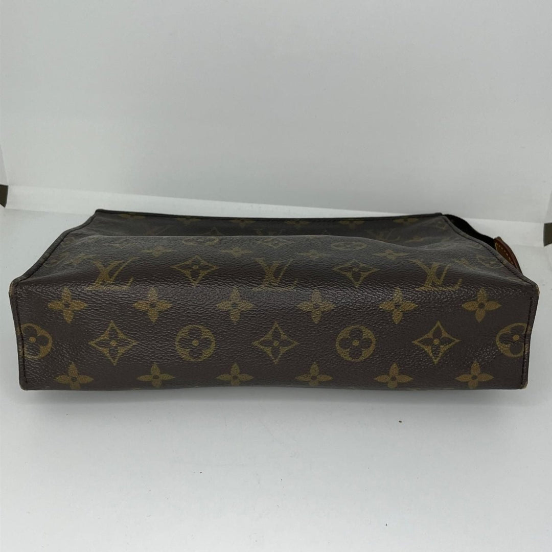 Louis Vuitton Vintage Brown Monogram Toiletry Pouch 26 Bag - Lux Central