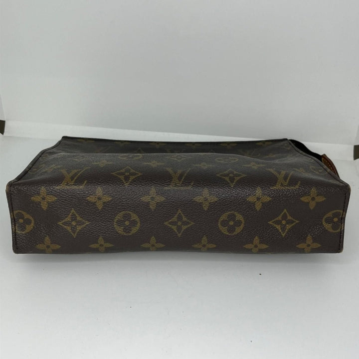 Louis Vuitton Vintage Brown Monogram Toiletry Pouch 26 Bag - Lux Central