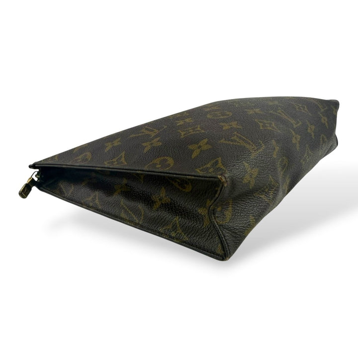 Louis Vuitton Vintage Brown Monogram Toiletry Pouch 26 Bag - Lux Central