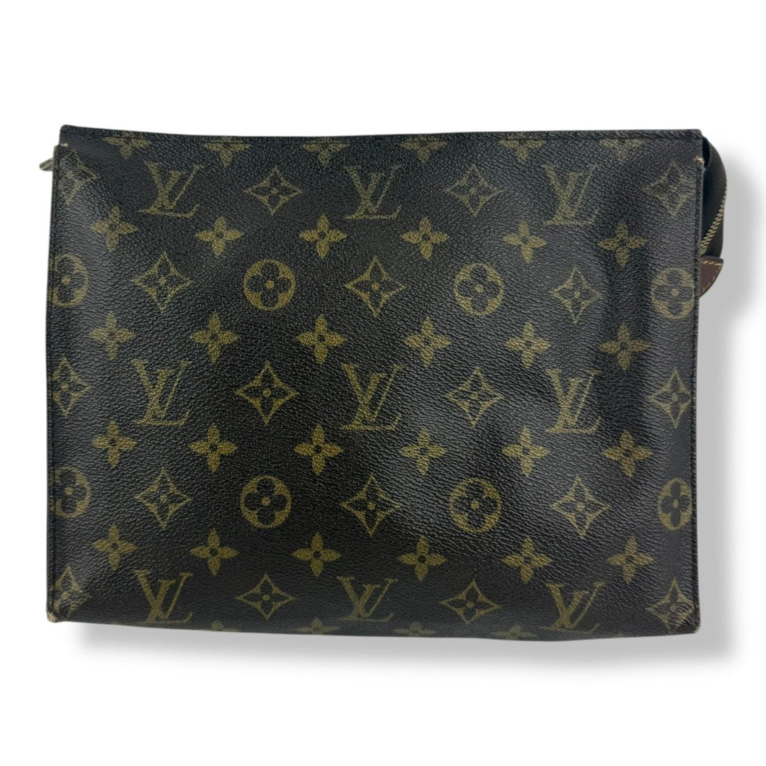 Louis Vuitton Vintage Brown Monogram Toiletry Pouch 26 Bag - Lux Central