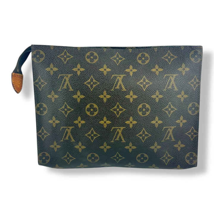 Louis Vuitton Vintage Brown Monogram Toiletry Pouch 26 Bag - Lux Central