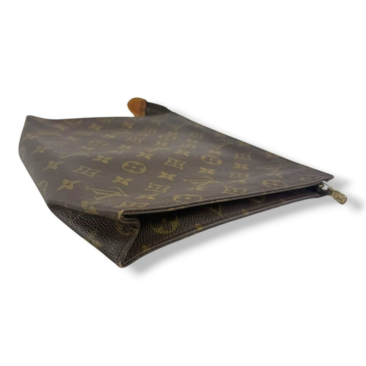 Louis Vuitton Vintage Brown Monogram Toiletry Pouch 26 Bag - Lux Central