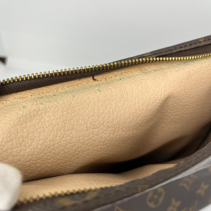 Louis Vuitton Vintage Brown Monogram Toiletry Pouch 26 Bag - Lux Central