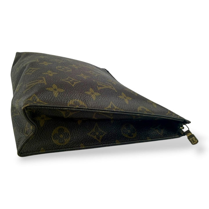 Louis Vuitton Vintage Brown Monogram Toiletry Pouch 26 Bag - Lux Central