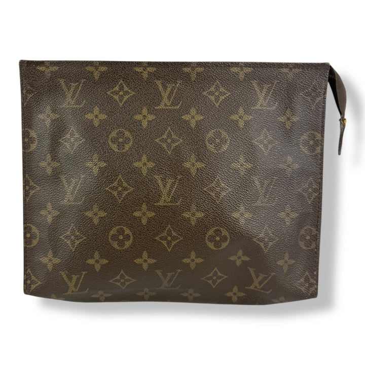 Louis Vuitton Vintage Brown Monogram Toiletry Pouch 26 Bag - Lux Central