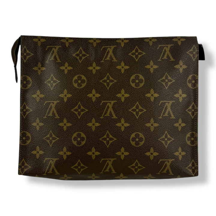 Louis Vuitton Vintage Brown Monogram Toiletry Pouch 26 Bag - Lux Central