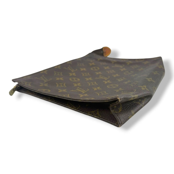 Louis Vuitton Vintage Brown Monogram Toiletry Pouch 26 Bag - Lux Central