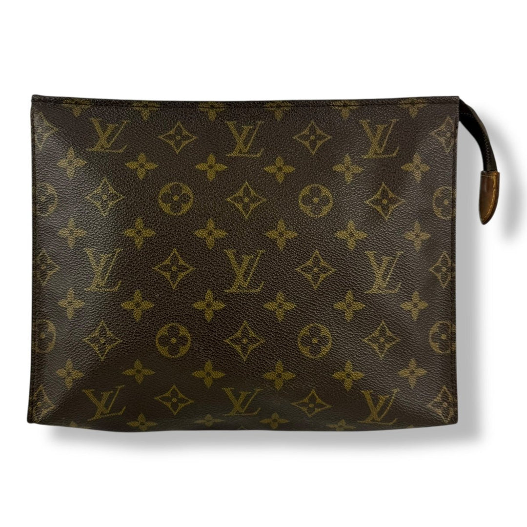 Louis Vuitton Vintage Brown Monogram Toiletry Pouch 26 Bag - Lux Central