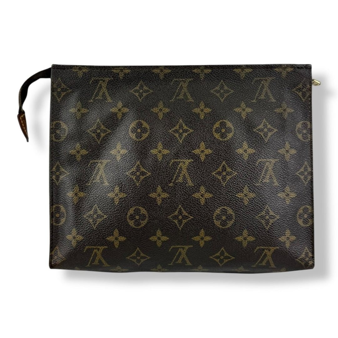 Louis Vuitton Vintage Brown Monogram Toiletry Pouch 26 Bag - Lux Central