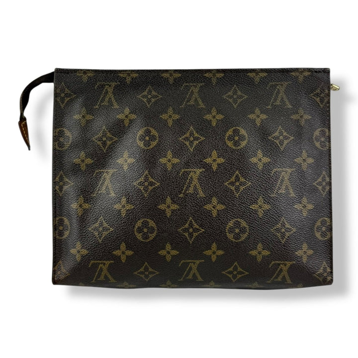 Louis Vuitton Vintage Brown Monogram Toiletry Pouch 26 Bag - Lux Central