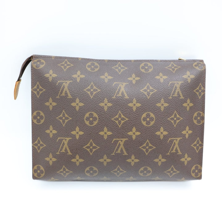 Louis Vuitton Vintage Brown Monogram Toiletry Pouch 26 Bag - Lux Central