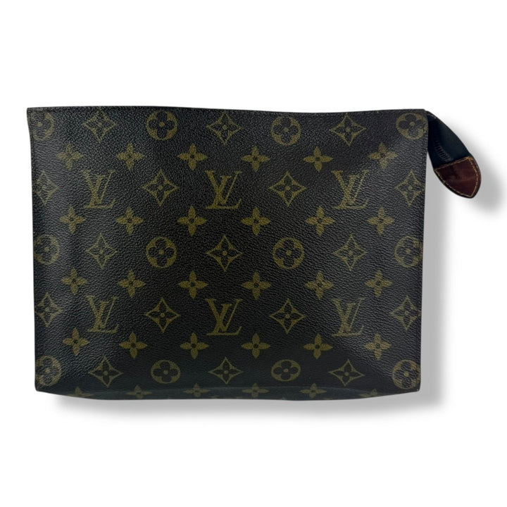 Louis Vuitton Vintage Brown Monogram Toiletry Pouch 26 Bag - Lux Central