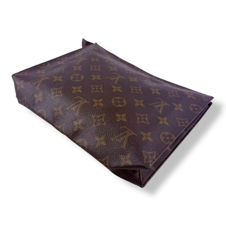 Louis Vuitton Vintage Brown Monogram Toiletry Pouch 26 Bag - Lux Central