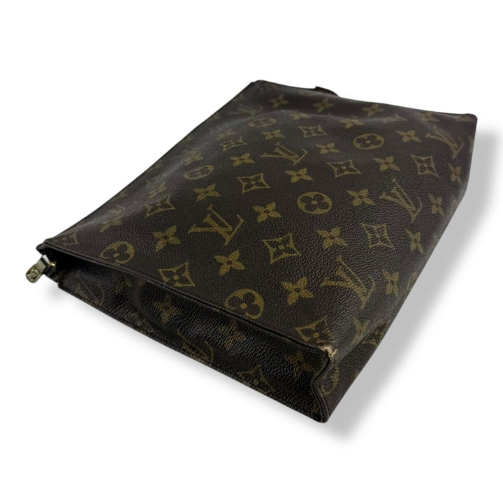 Louis Vuitton Vintage Brown Monogram Toiletry Pouch 26 Bag - Lux Central