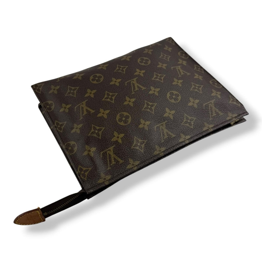 Louis Vuitton Vintage Brown Monogram Toiletry Pouch 26 Bag - Lux Central