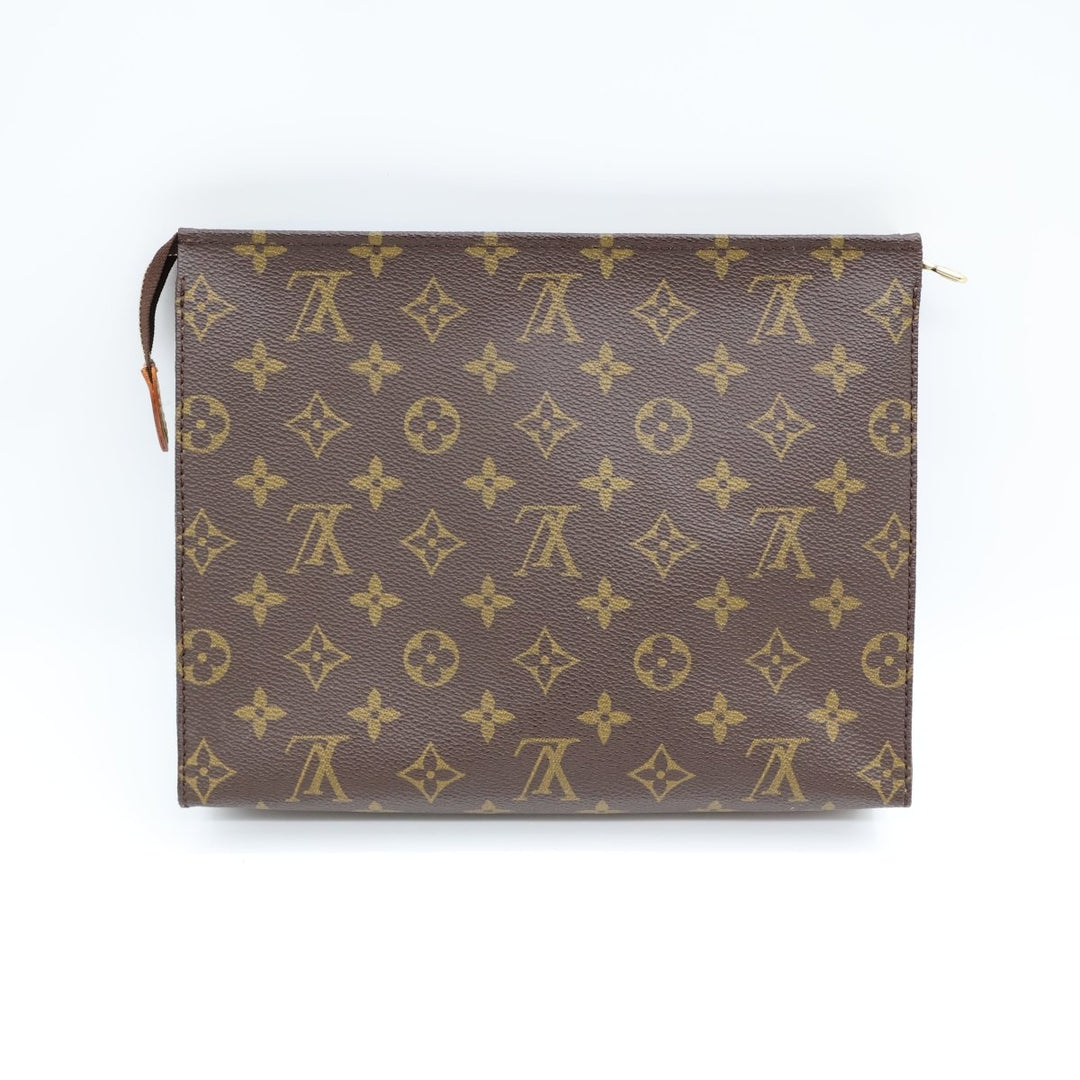 Louis Vuitton Vintage Brown Monogram Toiletry Pouch 26 Bag - Lux Central