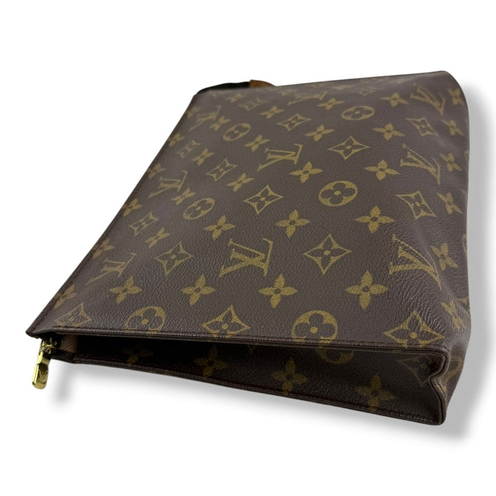Louis Vuitton Vintage Brown Monogram Toiletry Pouch 26 Bag - Lux Central