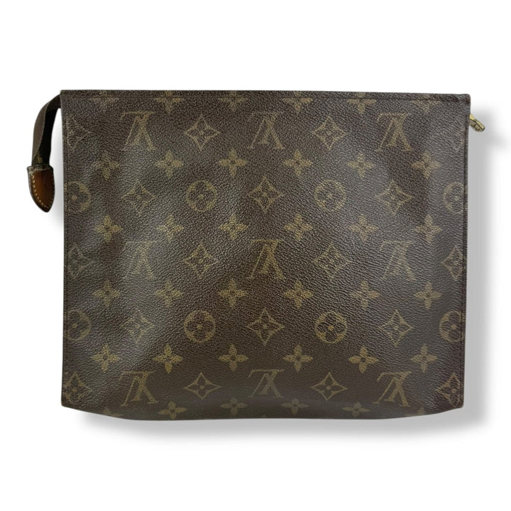 Louis Vuitton Vintage Brown Monogram Toiletry Pouch 26 Bag - Lux Central