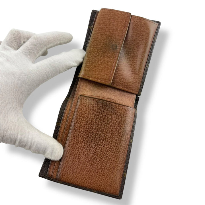 Louis Vuitton Vintage Brown Monogram Wallet - Lux Central