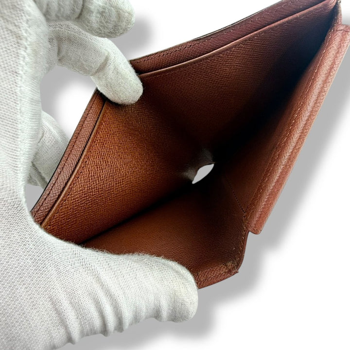 Louis Vuitton Vintage Brown Monogram Wallet - Lux Central