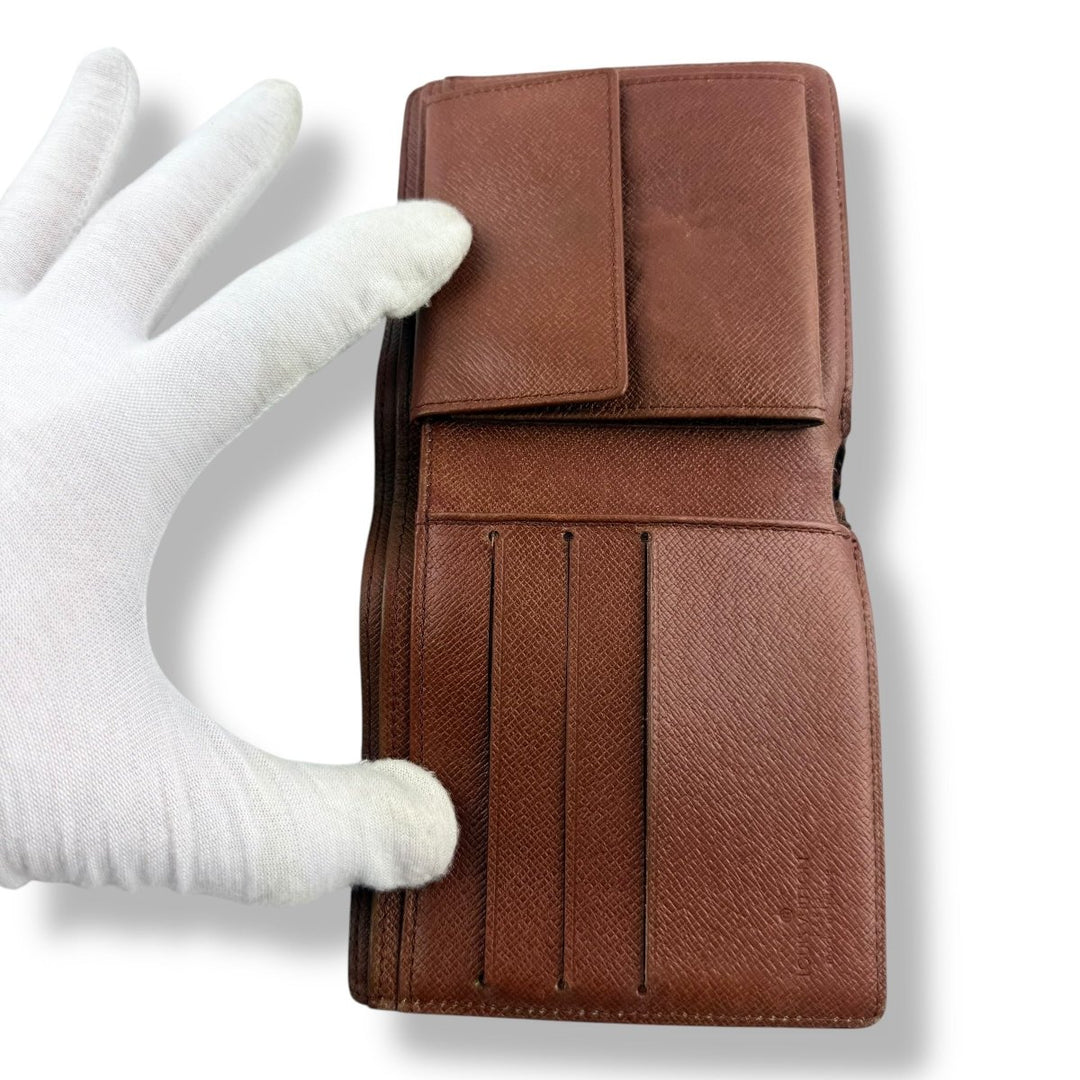 Louis Vuitton Vintage Brown Monogram Wallet - Lux Central