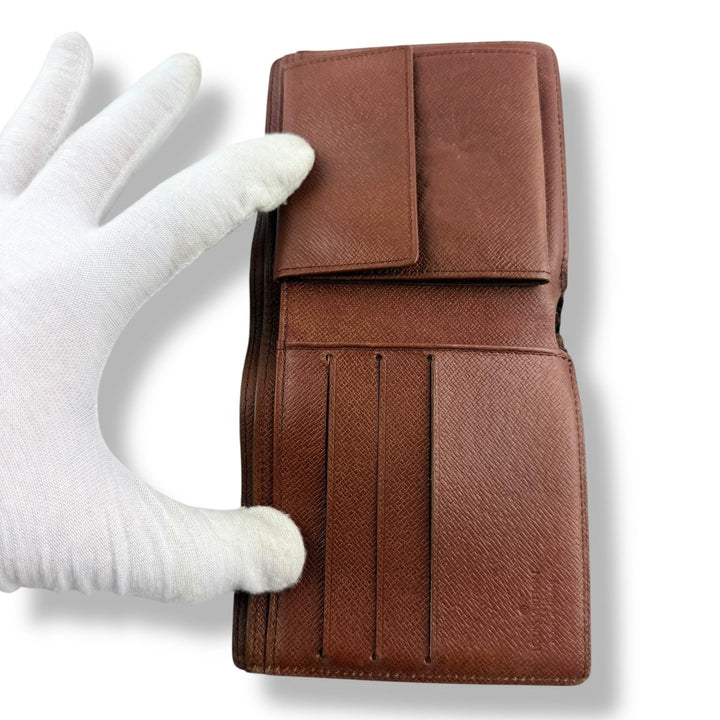 Louis Vuitton Vintage Brown Monogram Wallet - Lux Central