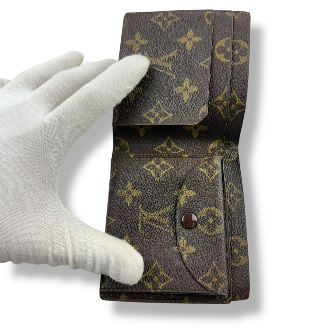 Louis Vuitton Vintage Brown Monogram Wallet - Lux Central