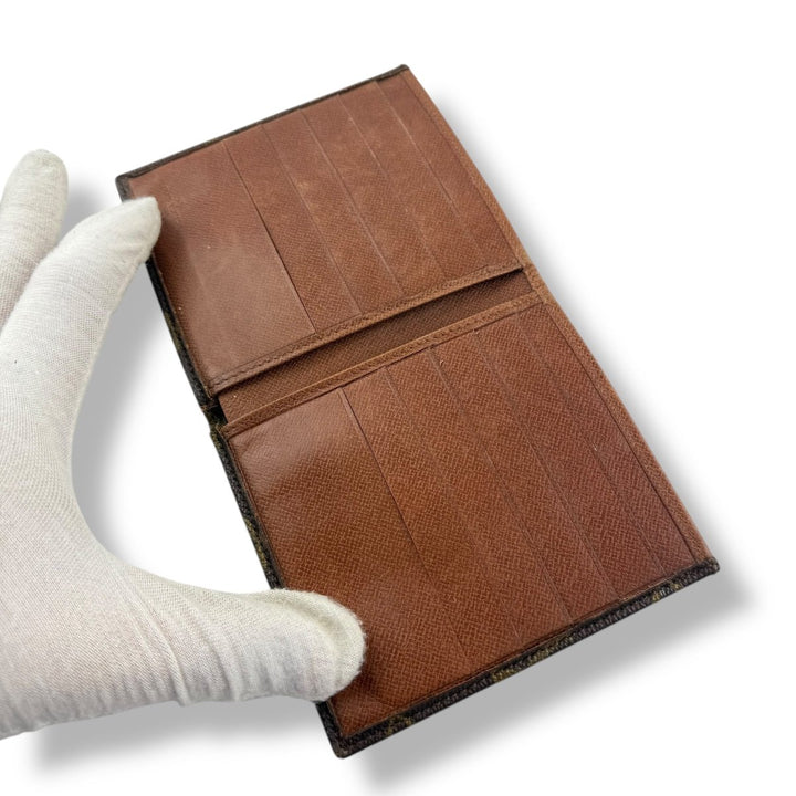 Louis Vuitton Vintage Brown Monogram Wallet - Lux Central