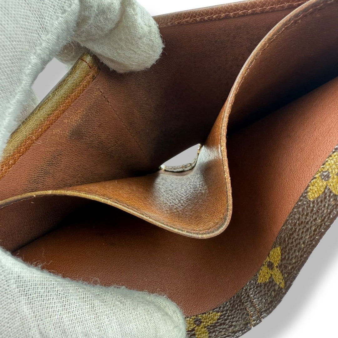 Louis Vuitton Vintage Brown Monogram Wallet - Lux Central