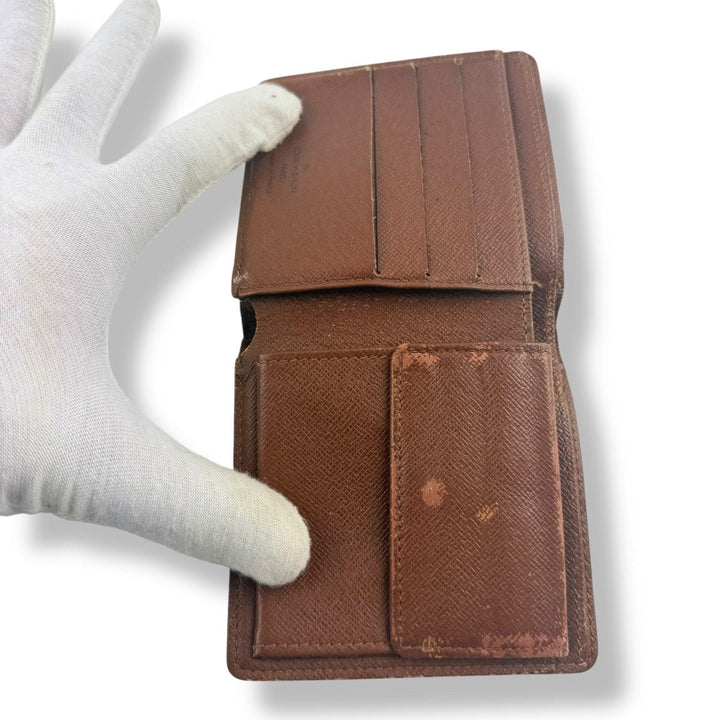 Louis Vuitton Vintage Brown Monogram Wallet - Lux Central