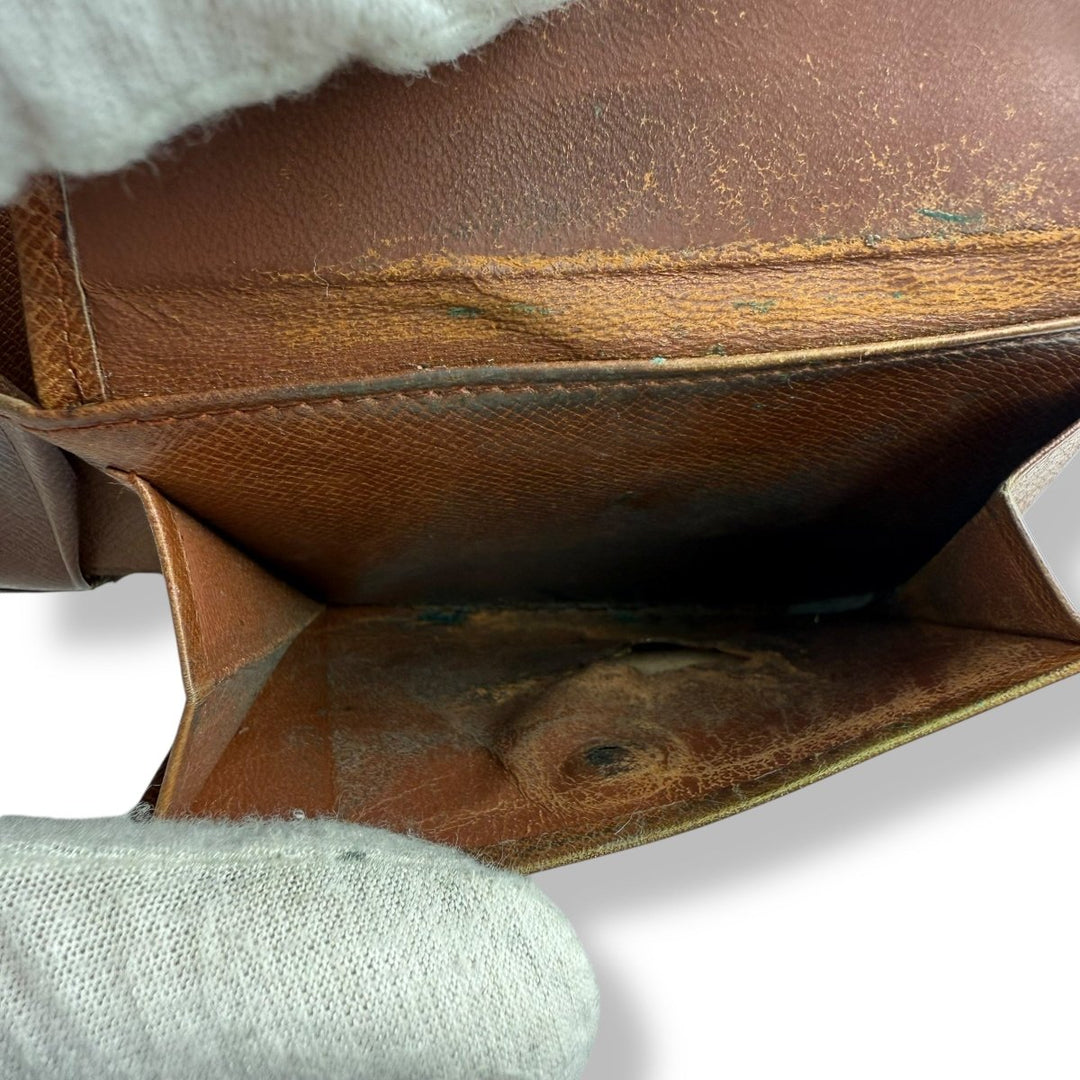 Louis Vuitton Vintage Brown Monogram Wallet - Lux Central