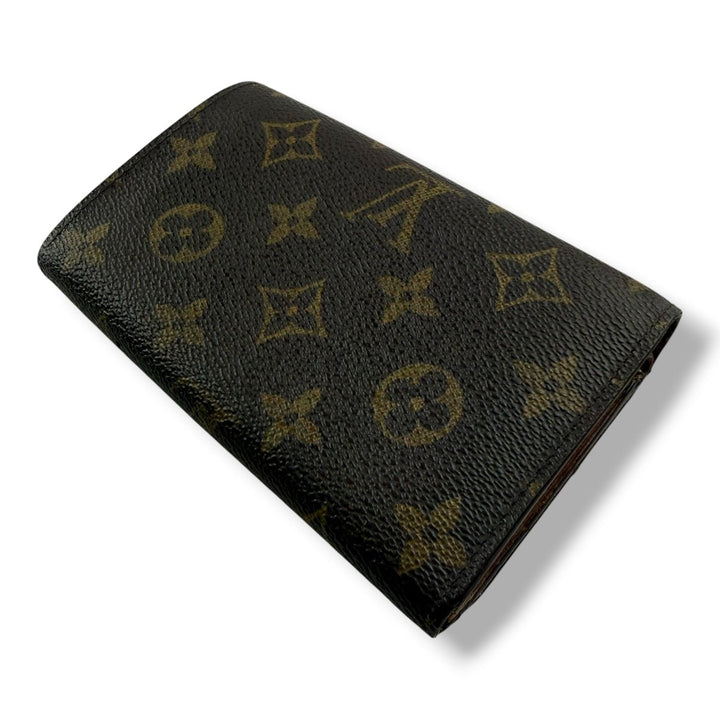 Louis Vuitton Vintage Brown Monogram Zippy Clip Purse 7723 - Lux Central