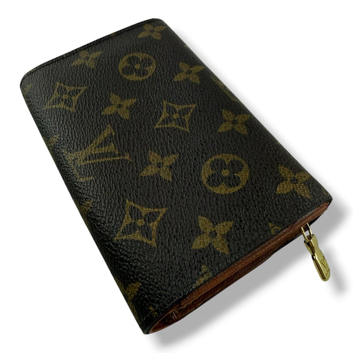 Louis Vuitton Vintage Brown Monogram Zippy Clip Purse 7723 - Lux Central