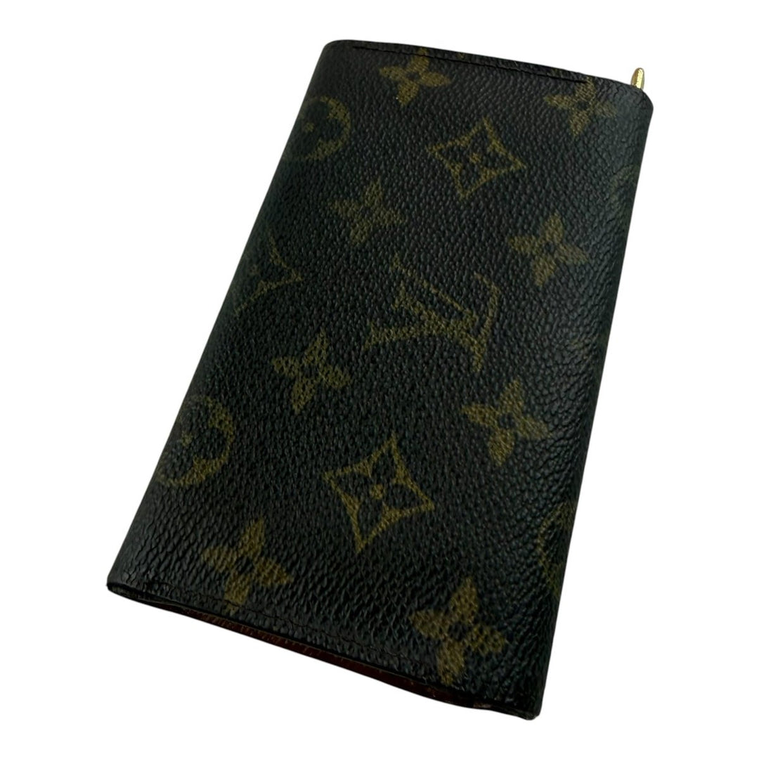 Louis Vuitton Vintage Brown Monogram Zippy Clip Purse 7724 - Lux Central