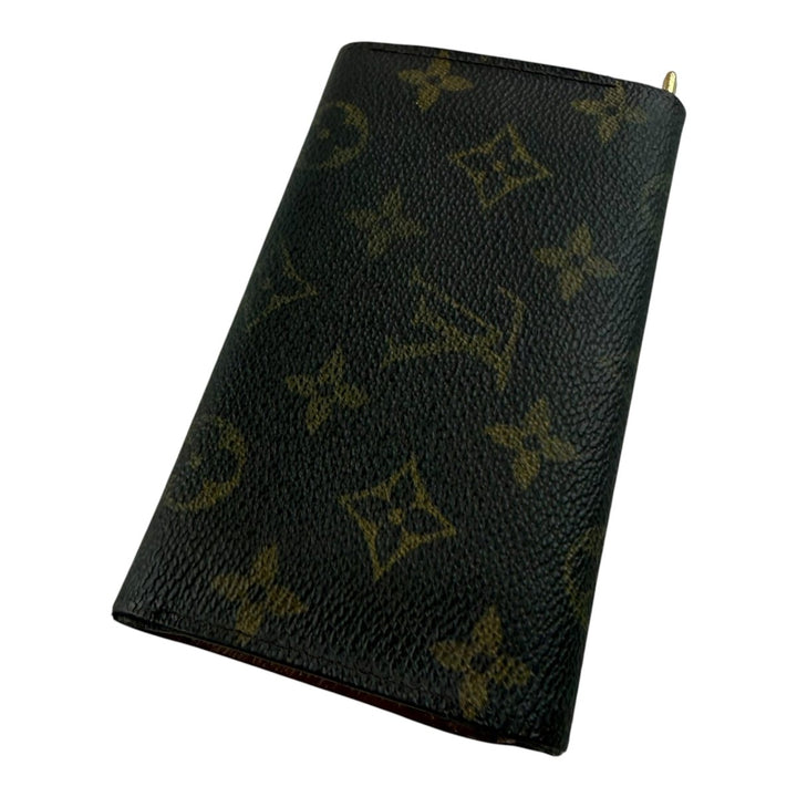 Louis Vuitton Vintage Brown Monogram Zippy Clip Purse 7724 - Lux Central