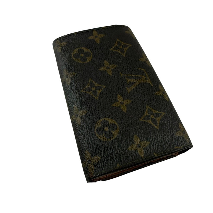 Louis Vuitton Vintage Brown Monogram Zippy Clip Purse 7725 - Lux Central