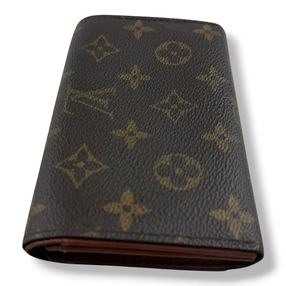Louis Vuitton Vintage Brown Monogram Zippy Clip Purse 7726 - Lux Central