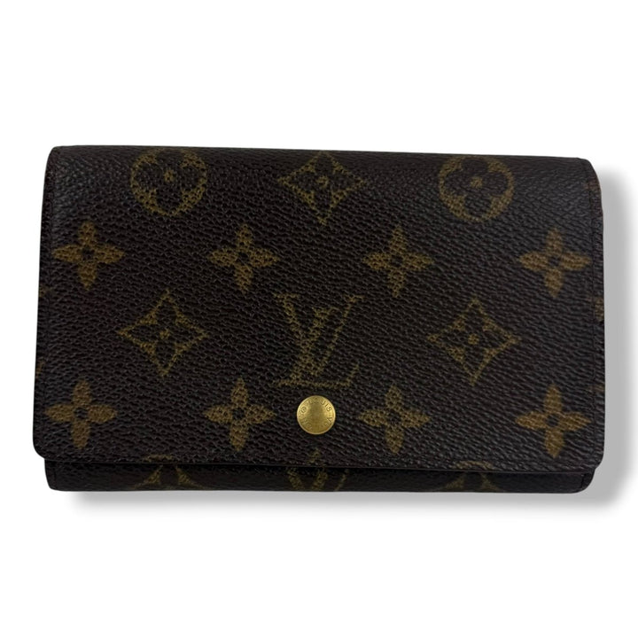 Louis Vuitton Vintage Brown Monogram Zippy Clip Purse 7726 - Lux Central