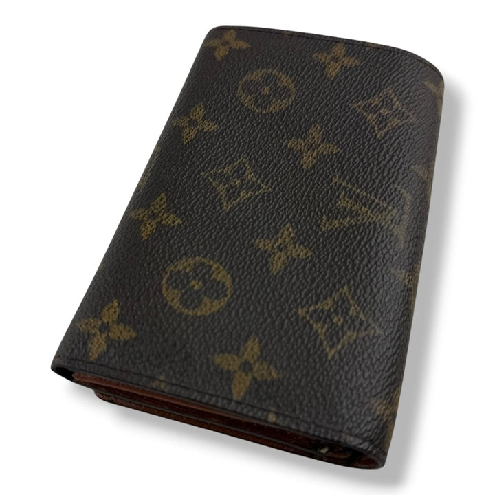 Louis Vuitton Vintage Brown Monogram Zippy Clip Purse 7726 - Lux Central