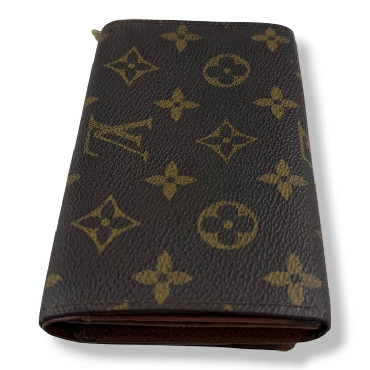 Louis Vuitton Vintage Brown Monogram Zippy Clip Purse 7727 - Lux Central